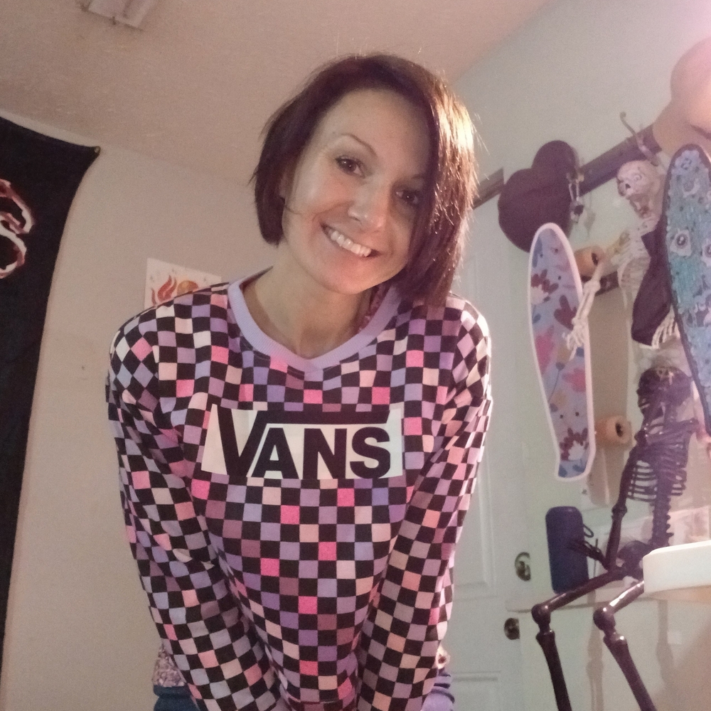 Vans Multicolor Checkered Long Sleeve Top